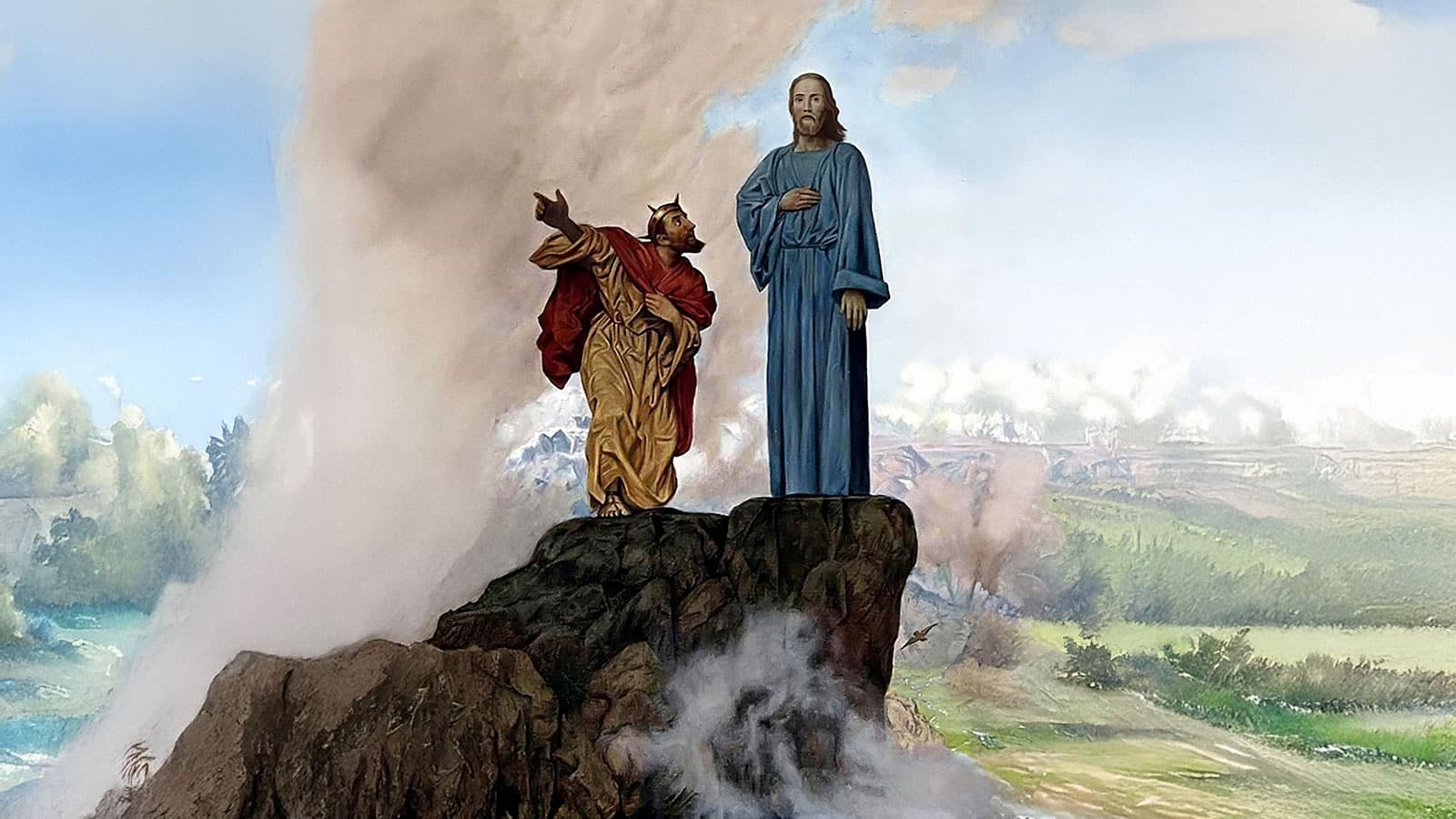 Satan Tempts Jesus Christ
